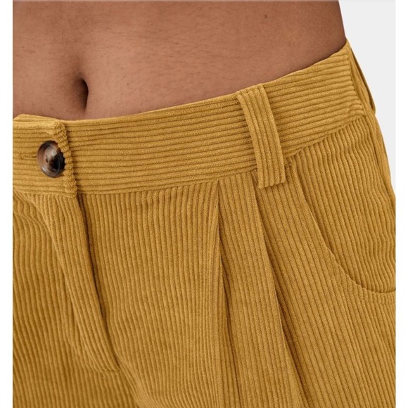 Halara Mid Rise Button Zipper Side Pocket Corduroy Casual Pants - Picture 6 of 13